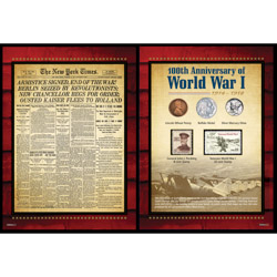 New York Times World War I Coin and Stamp Portfolio