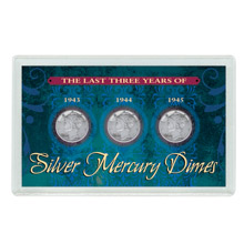 Last Three Years of Silver Mercury Dimes