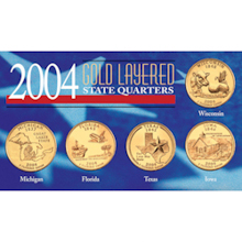 2004 Gold-Layered State Quarters