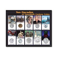 10 Decades 20th Century Coins