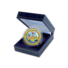 Armed Forces Commemorative Colorized JFK Half Dollar - Army