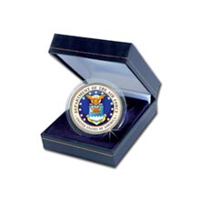 Armed Forces Commemorative Colorized JFK Half Dollar - Air Force