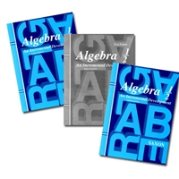 SEVENTH GRADE: Saxon Algebra 1/2 Homeschool Kit