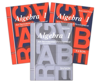 EIGHTH GRADE: Saxon Algebra I Homeschool Kit