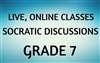 Socratic Discussions Online Class for Grade 7