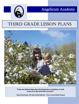 Angelicum Academy 3rd Grade Lesson Plans binder