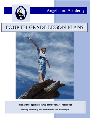 Angelicum Academy 4th Grade Lesson Plans binder