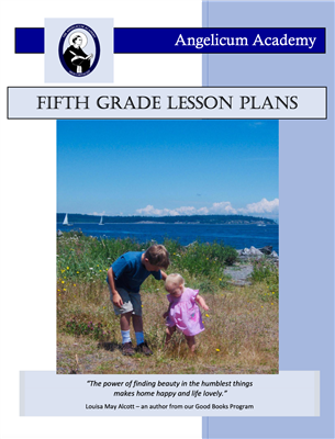 Angelicum Academy 5th Grade Lesson Plans binder