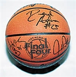 1997 NCAA Autographed Leather Basketball
