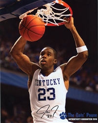 Jodie Meeks Autographed 8X10 (dunk)