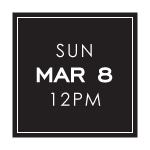Sunday, March 8, 12pm: Big Olâ€™ Brunch with Becca Oâ€™Brien of Two Birds Catering & Canning