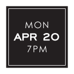 Monday, April 20, 7pm: Spring Forward with Brian Ricci of Philabundance