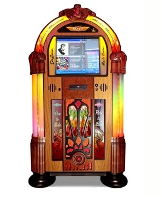 Rock-Ola Bubbler Harley-Davidson Digital Music Center Jukebox
