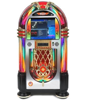 Rock-Ola Bubbler Digital Music Center Jukebox - Crystal Edition