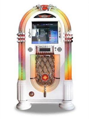 Rock-Ola Bubbler Digital Music Center - Gloss White