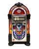 Rock-Ola Bubbler Harley-Davidson Flames CD Jukebox - Brushed Aluminum