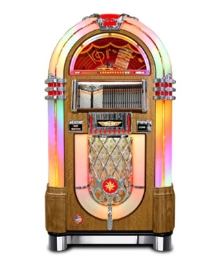 Rock-Ola Bubbler CD Jukebox - Oak