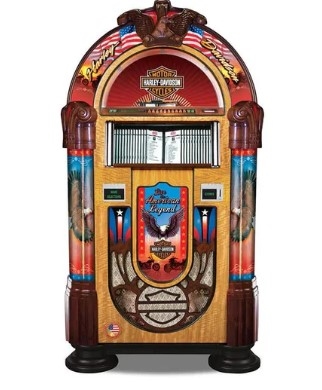 Rock-Ola Bubbler Harley-Davidson CD Jukebox