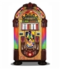 Rock-Ola Authentic Peacock Bubbler Vinyl 45 Jukebox