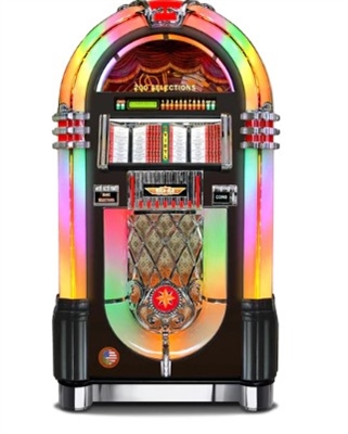 Rock-Ola Bubbler Vinyl 45 Jukebox - Black