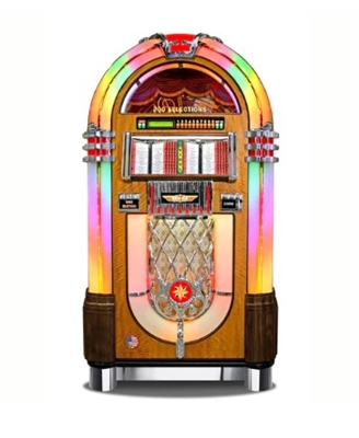 Rock-Ola Bubbler Vinyl 45 Jukebox â€“ Walnut