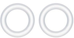 AquaTop CF400 Canister Filter Replacement O-Ring Set (2) for Quick Disconnect Valve