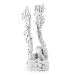Small Fan Coral White Sculpture BiOrb