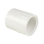 Dura Schedule 40 White PVC Female Adapter 1" Slip x 1" Thread