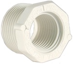 Schedule 40 PVC Reducer Bushing 1-1/4" MPT x 1" FTP