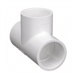 Dura Schedule 40 PVC Tee 3/4" Slip x 3/4" Slip x 3/4" Slip White