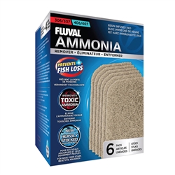VASCA Fluval 306/307/406/407 Filter Replacement Ammonia Remover Pads, 6-Pack (Fluval A258) Wholesale Aquarium Supply