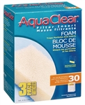 AquaClear 30 Filter Insert Foam Block, 3 Pack (A-1392)