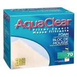 AquaClear 70 Filter Insert Foam Block, 3 Pack (A-1396)