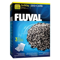 Fluval Zeocarb, Three 150 Gram Packs