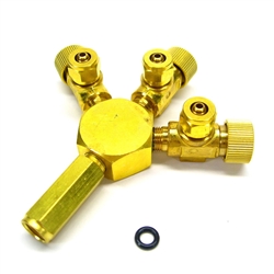 ista Metal CO2 Air Flow Regulator 3 Way