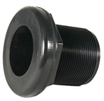 JT Manufacturing Bulkhead 1/2" Slip x Thread, Black