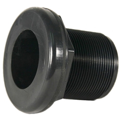 JT Manufacturing Bulkhead 1-1/2" Slip x Thread, Black