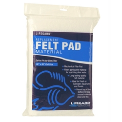 Lifegard Aquatics Felt Pad Material, 30" X 36"