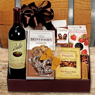 Wine & Chocolate Gift Basket
