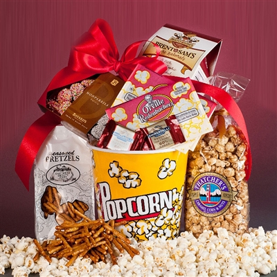 Popcorn Pizzazz Gift Basket