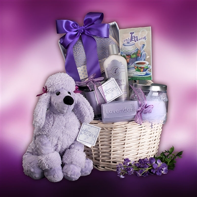 Relaxing Lavender Spa Gift Basket