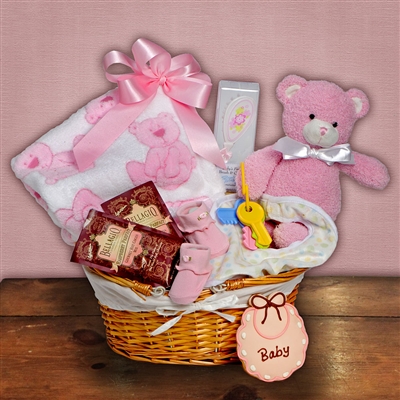 Totally Teddy Baby Gift Basket
