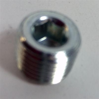 1/4 Pipe Plug Plated