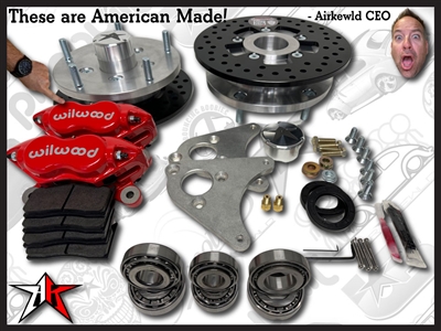 Classic Porsche 356 Front Disc Brake Conversion Kit - 4602G2