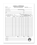 ARBA Official Show Entry and Report Forms
