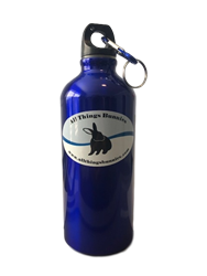 All Things Bunnies Logo Water Bottle 20oz