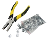 Metal Cage Clips and Heavy Duty Pliers Kit