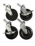 3" Heavy Duty Swivel Casters/Wheels