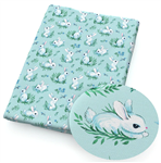 Bunny Rabbit Print Fabric