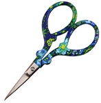 3.5" Floral Stainless Steel Grooming Scissors